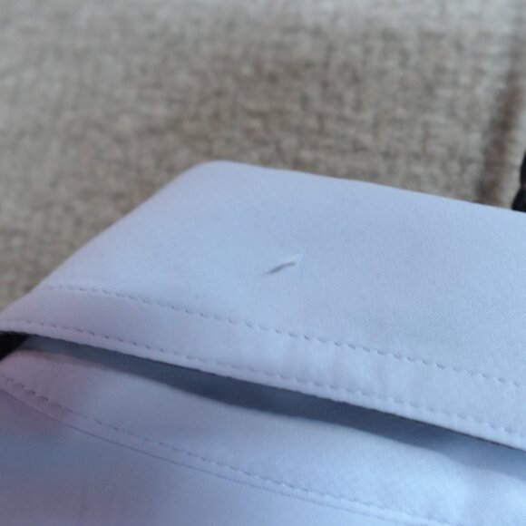 Under Armour Shirt Medium Blue Button Front Vented - Picture 7 of 9